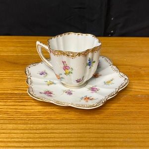 Dresden Franziska Hirsch demitasse cup and saucer